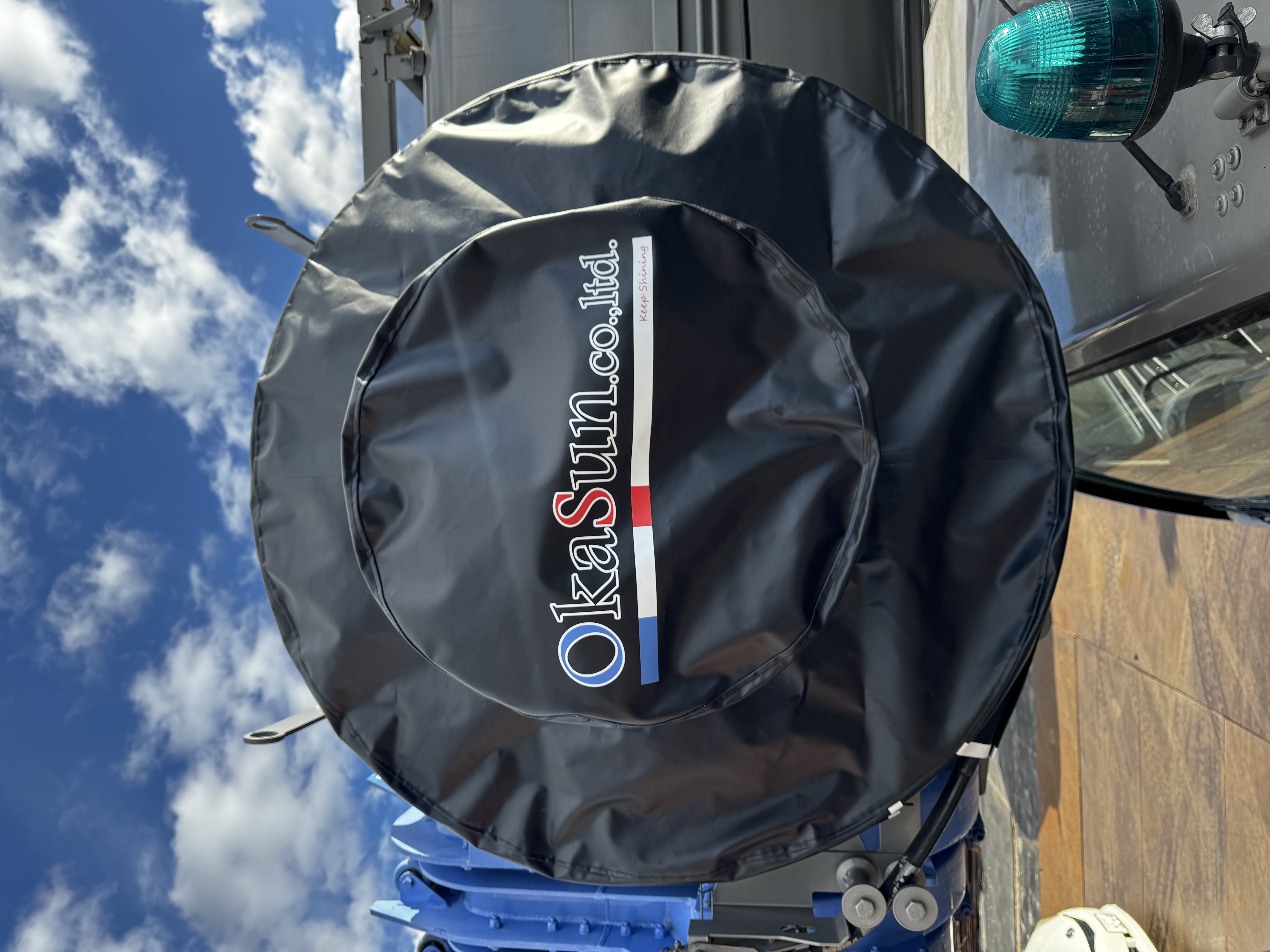 LIEBHERR LTM1120 NZ ホースリールカバー【ロゴ印刷有り・イラストレーターお持ちでない方】